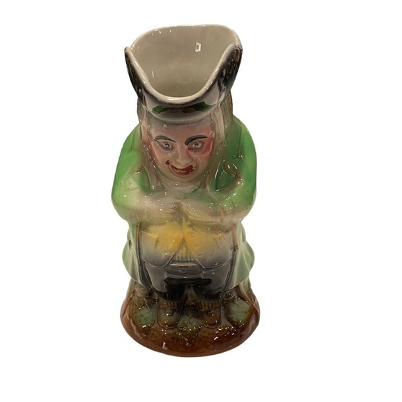 Toby Jug Mug Pitcher Made in England Tavern Décor Médieval Ambiance Vintage - Picture 3 of 10